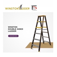 [100% ORIGINAL] WINSTON INDUSTRIAL SUPER HEAVY DUTY ALUMINIUM DOUBLE SIDE LADDER *EVERLAST / STRONGMAN*