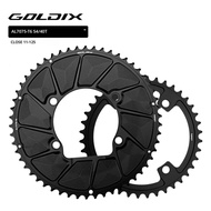 GOLDIX 110BCD 2X ห่วงโซ่คู่ AERO Sprocket สําหรับ SHIMANO DURA-ACE R9200 ULTEGRA R8100 105 R7100 11S
