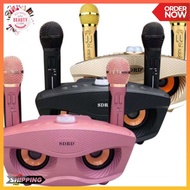 Hot SDRD SD-306 Wireless Bluetooth Dual Microphone Karaoke