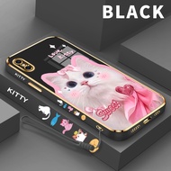 Case Gold Plating Casing hp for Case hp for iPhone X XR XS Max 10ten ip ipx ipxs ipxr ipXsMax ip10 iPhoneX iPhoneXS iPhoneXR XsMax iPhone10 Cute Bow Tie Cat Camera Protection Soft Cassing Sweet