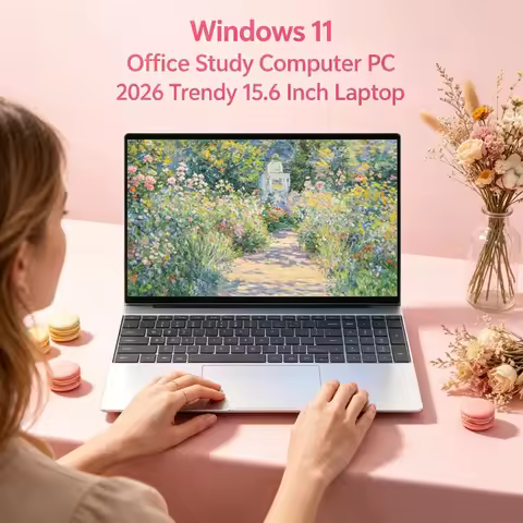 Tough Stable 15.6" Portable Windows11 Laptop Intel 4405U Notebook 32GB DDR4 2TB SSD Gaming Office PC