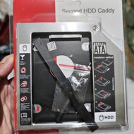 THIN CADDY HDD (SLIM) 9.5MM SATA DVD SLOT TO HDD SLOT CADDY SSD/