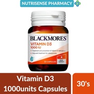 Blackmores Vitamin D3 1000units Capsules - 30's