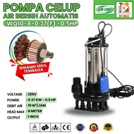 HP Automatic Submersible Pump for Clean Water 0.37 KW 0.5/ 1 Inch Outputhp 1"/ WQ10-8-0.37 (F) Autom