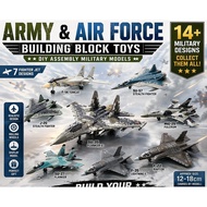 1:72  1:100 B2 F14 SU35 F22 F35 J35 SU57S Fighter Assembly Army Building Block Toys Vehicle Kids Gif