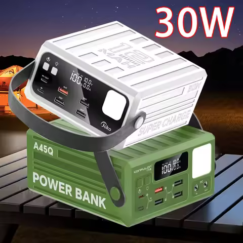 120000mAh Large Capacity 22.5W Portable Charger with LCD Digital Power Display External Battery for 