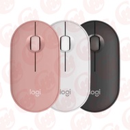 LOGITECH PEBBLE M350s WIRELESS MOUSE-ROSE/BLACK/WHITE