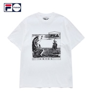 FILA FUSION Unisex Cross Over FILA x Aries Short Sleeve Tee
