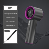 (จัดส่งที่รวดเร็ว)พัดลมมือถือ ความเร็วสูง ปรับระดับได้ 100 ระดับ จอแสดงผล LED 4000mAh พัดลมไอเย็นไฟฟ