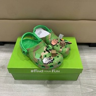 Dép sục trẻ em cross MINICRAFT XUẤT XỊN CHO TRẺ EM cham đi kèm với dép màu xanh lá