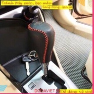 Bọc cần số phanh tay VIOS 2012-2018 ALTIS CAMRY 2018-2021 số tự động da bò thật bảo hành 2 năm