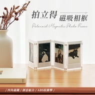 Magnetic Photo Frame Polaroid Transparent Acrylic Refrigerator Sticker Magnet Whiteboard 3 Inch Stor