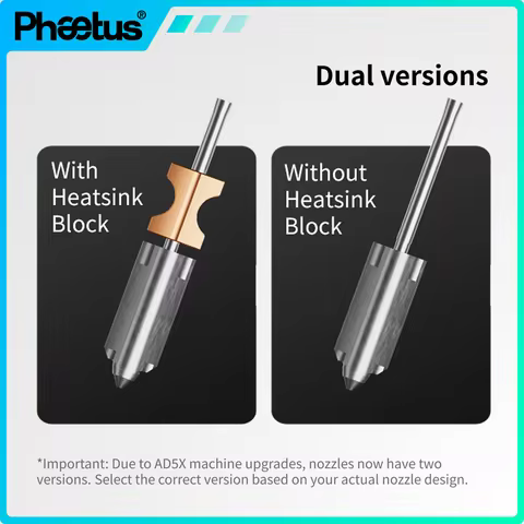 Phaetus Upgrade Silicon Carbide Nozzle For FlashForge Adverturer 5X Ad5x Flashforge Nozzles Extruder