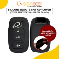 [SIGNECER] Cover Kunci MYVI 2022 / ATIVA Remote Car Key Silicone Protection Cover | Cover Kunci ATIV