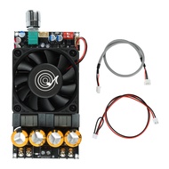 Diymore บอร์ดขยายกำลังไฟ DC 18-50V ZK-3002 2Gบอร์ดขยายกำลังสัญญาณของแท้300W + 300W ช่องสัญญาณคู่/600