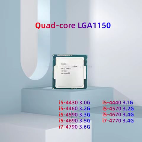 1 piece Core 2 i5-4430 4440 4460 4570 4590 4670 4690K i7 4770 4790 1150 CPU