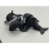 GANTUNGAN Oki the orca buddy – Articulated & keychain/ Orca Whale-shaped keychain