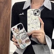 Phone case ApplicableiPhone Suitable for Niche Creative Heart DogsiPhone15Mobile Phone Caseiphone13Feilin14Hard11Two in One12/XDrop-Resistant Mobile Phone Protective Case LR4B
