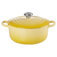 LE CREUSET BIS琺瑯鑄鐵鍋圓鍋 22cm 蜂蜜黃