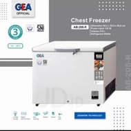 gea ab-208r chest freezer box lemari es beku 200 liter ( khusus Medan