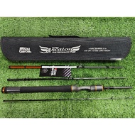 ABU GARCIA SUPER ASCALON AAC664MH A 6"6 (10-20LB) LURE 8-30G BC FISHING ROD 4 SECTION(4 PCS)TRAVEL R