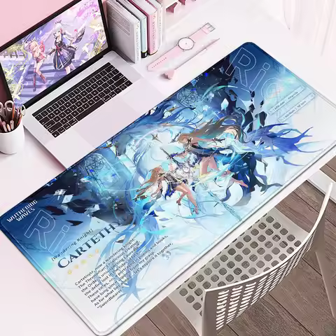 All Character Illustration Wuthering Waves Desk Mat Augusta Luno Carlotta Mouse Pad Gaming HD PC Non