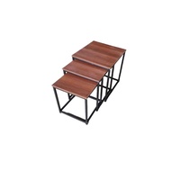 Retro Iron Combination Distressed Coffee Table Light Luxury Coffee Table Sofa Light Luxury American 