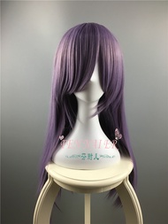 [Luann] โตเกียวกูลวิกผมคอสเพลย์ Rize Kamishiro ยาวสีม่วงตรงผู้หญิงอะนิเมะญี่ปุ่นวิกผมปลอม + ตาข่ายคล
