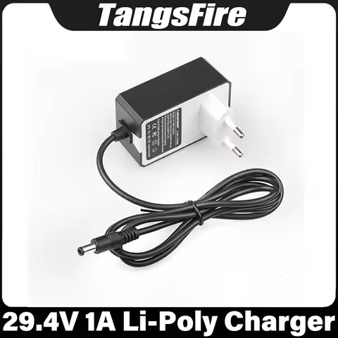 29.4V 1A 18650 Li-ion Battery Charger For 24V 25.2V 25.9V Electric Bicycle Polymer Lithium Battery C