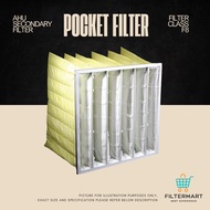 [READY STOCK] POCKET FILTER, SECONDARY AHU FILTER, YELLOW POCKET FILTER F8