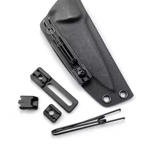 CNC Stainless Steel Nylon Material Holsters Knife KYDEX Sheath Scabbard DIY Making Parts AP Clip Uni