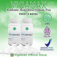 ORIGINAL Vigamax Paket 2 Botol Vigamax Asli Original Obat Stamina Pria
