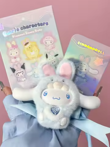 TOPTOY Authentic Sanrio Family Diamond Free Baby Series Vinyl Blind Box Pendant Fashion Surprise Gif