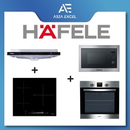HAFELE 536.88.133 HOOD + HAFELE 536.66.821 INDUCTION HOB + HAFELE 536.07.490 60L OVEN + HAFELE 535.3