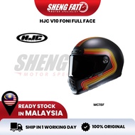 HJC V10 FONI MC1SF Full Face Helmet Motor Visor Topi Keledar Keselamatan Full Face Original Superbik