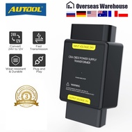 AUTOOL OBD Power Supply 24V to 12V Adapter Input Voltage 24V to Output Voltage 12V OBD Adapter Conne