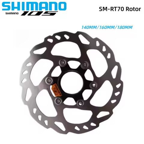 Shimano 105 SM-RT70 ICE Technology Center Lock Disc Brake Rotor For Road Bike Rotor 140/160/180mm Bi