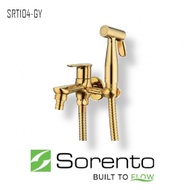 SORENTO Two Way Bib Tap c/w Hand Bidet & 1.2M Flexible Hose - SRT 104-GY