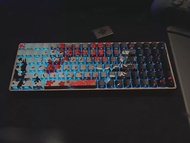 Sakuraraven ด้านข้างแกะสลักโปร่งแสง Keycap Pbt ความร้อนระเหิด Atk Wooting Made 68 แกนแม่เหล็ก Keycap