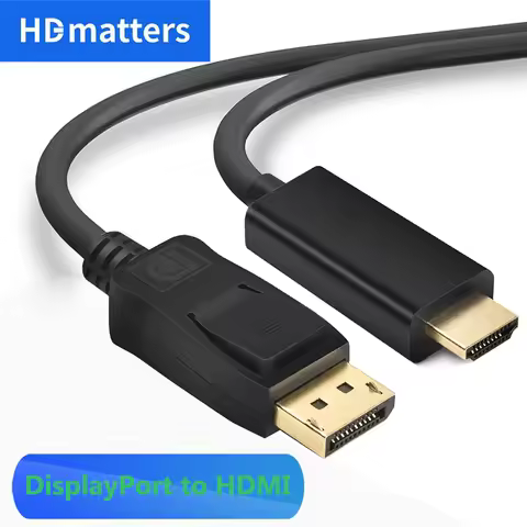 1080P/4K DisplayPort to HDMI Cable DP Dispaly-Port to HDMI 4K 30Hz 1080P 60Hz Cable DP to HDMI for N