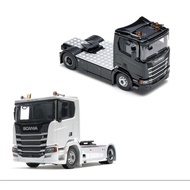 MASDI 1: 64 Scania R650 Model Car V8 6X4 Heavy Truck Front Container Trailer University Long Scania 