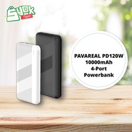 PAVAREAL PB100 120W Fast Charge 10000 mAh Powerbank | 80% FULL in 40mins | Compatible with Apple, OP