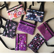 Waterproof Messenger Bag Mobile Phone Bag Women Square Flower Cloth Backpack Mobile Phone Bag Middle-aged Elderly Mobile Phone Bag Small Square Bag