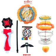 Con Quay Đồ Chơi Hợp Kim B00 B67 B128 Có Bệ Phóng Con Quay Đơn [Tặng Tay Cầm]