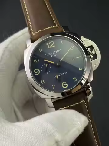 Sports multifunctional automatic mechanical men's watch GMT dual time zone night light diving pointe