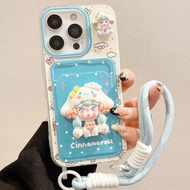 Illustration Card Holder Doll Case Redmi 0 15C 13C Note 14 Pro Plus 5G 13X A5 14C 12C 1010S 12 5G 9A