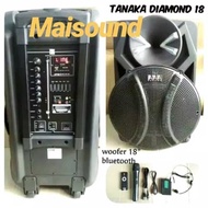 Jual SPEAKER AKTIF 18 inch portable TANAKA DIAMOND 18 Berkualitas