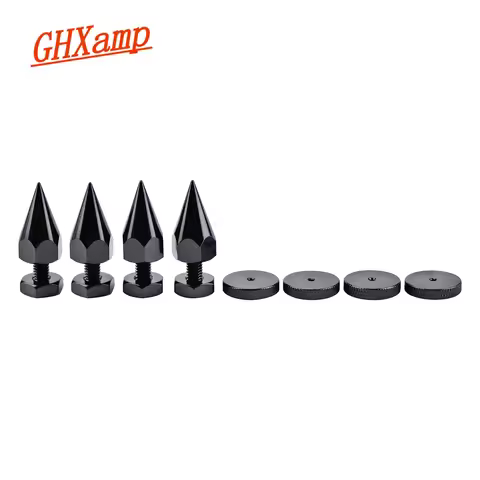 GHXAMP 4 Sets M6*40mm Speaker Stand Spikes Foot Pad For Subwoofer Bookshelf Speaker Suspension Ampli