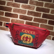 Gucci Gucci Men's Bag Bag Gucci Bag Men's Bag Gucci/Gucci Gucci Logo Printed Leather Waist Bag ‎4938