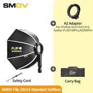 SMDV Flip 20 24 Quickly Release Parabolic Outdoor Softbox For Photography Studio Lighting Profoto Go